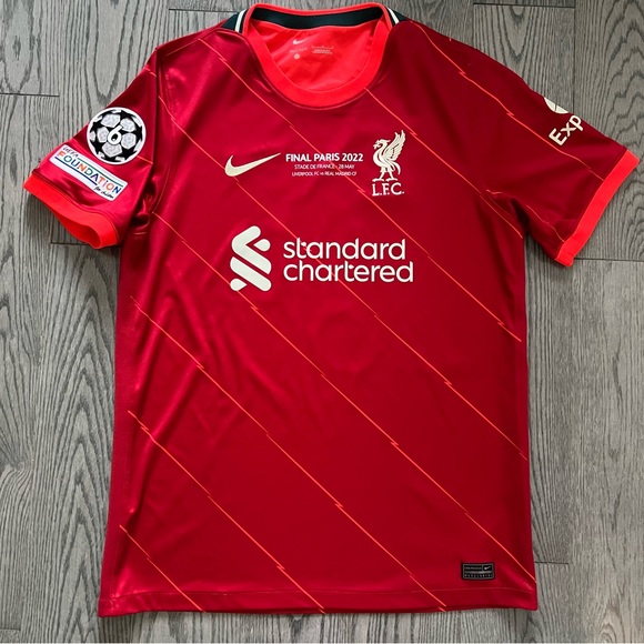 Liverpool Nike Champions League Final 2022 jersey SALAH 11 L - Picture 1 of 6